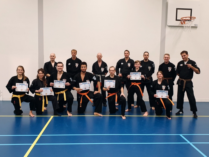 Geslaagden bandexamen 13 november 2019